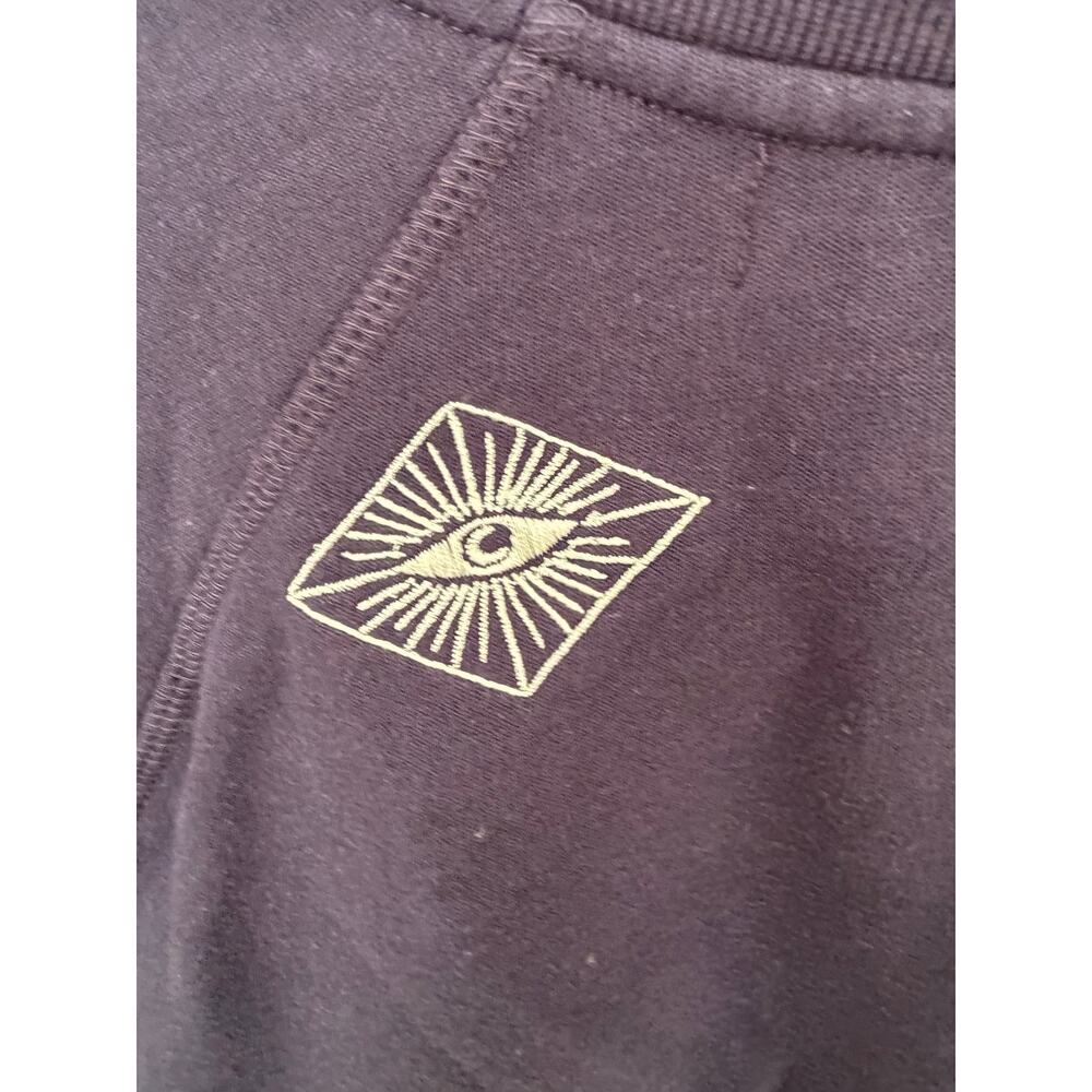 SPIRITUAL GANGSTER Mystical Forever Crewneck Sweatshirt Embroidered Navy - Picture 7 of 11